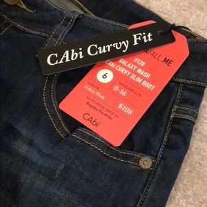 NEW Cabi brand curvy slim boot cut jeans